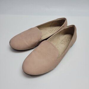 SOUL Naturalizer Lauryn  Leather Nubuck Casual Loafers Size 8.5 M